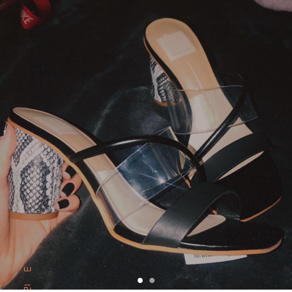 Snake skin heels